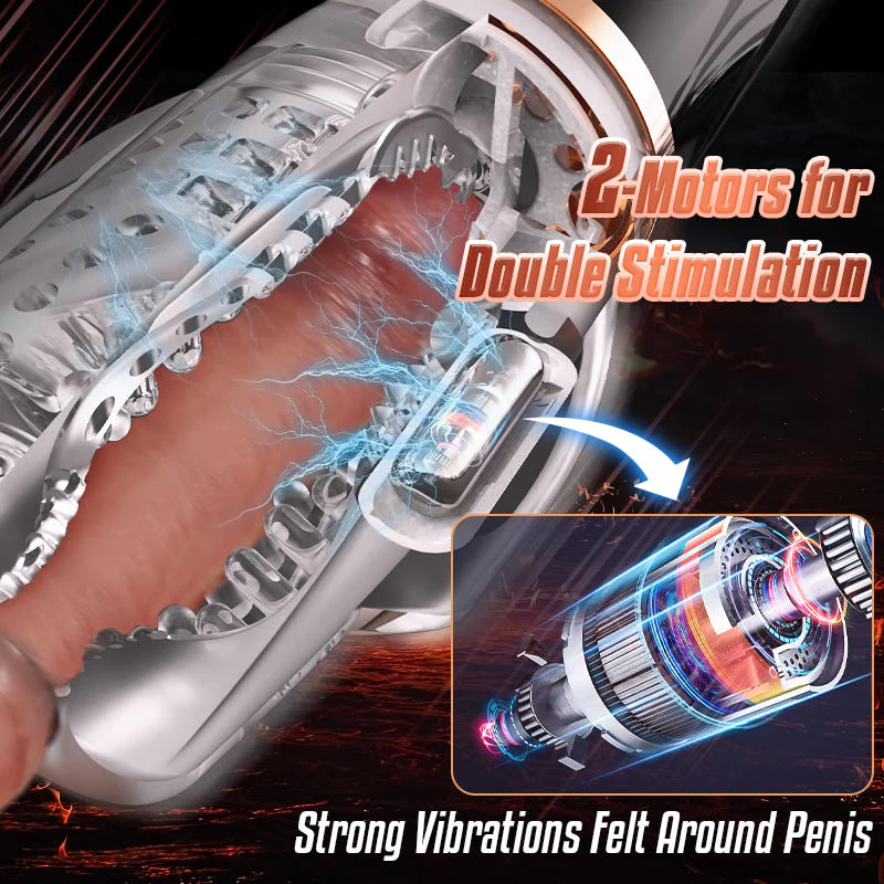 Gawk Gawk 5000 - The Male Rose 2 Masturbation Cup 5 Sucking & 10 Vibrating Mode