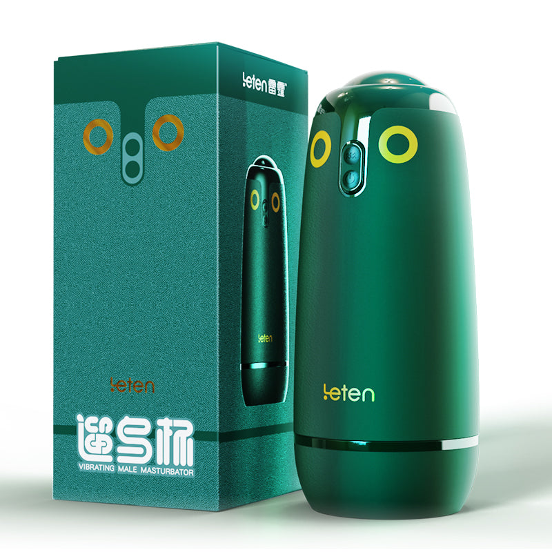 Leten Green Bird Male Masturbator Cup