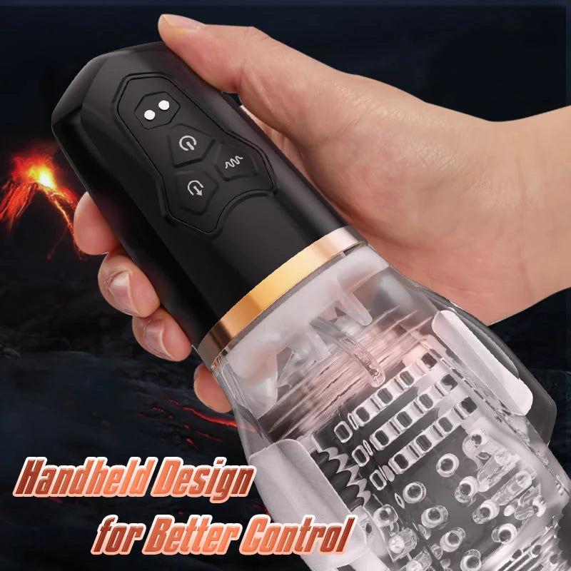Gawk Gawk 5000 - The Male Rose 2 Masturbation Cup 5 Sucking & 10 Vibrating Mode