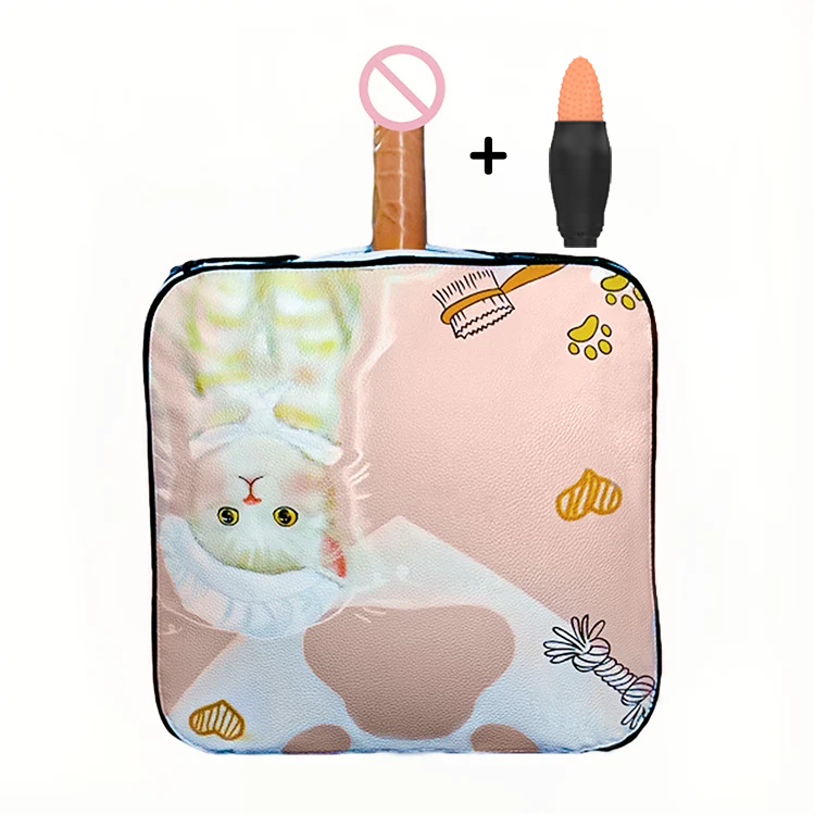 Infinity Pillow With Hidden Dildo Travel Pillow Dildo Toy Remote Contol Sex Machine With 1*Dildo 1 Tongue 1*Remote