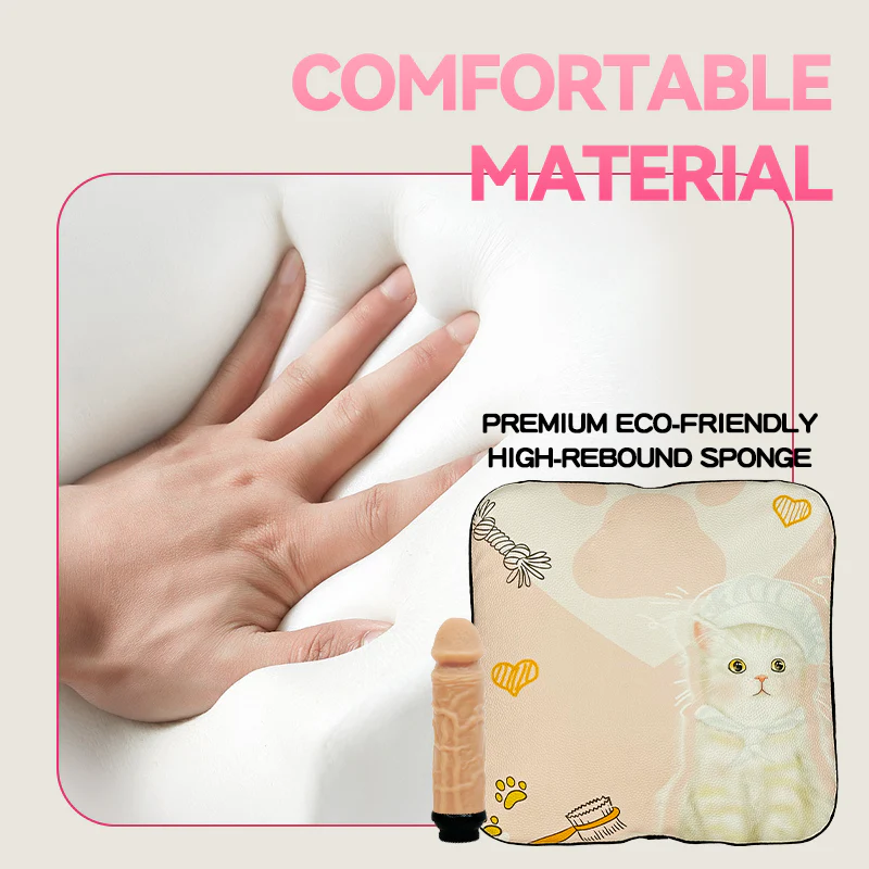 Infinity Pillow With Hidden Dildo Travel Pillow Dildo Toy Remote Contol Sex Machine With 1*Dildo 1 Tongue 1*Remote