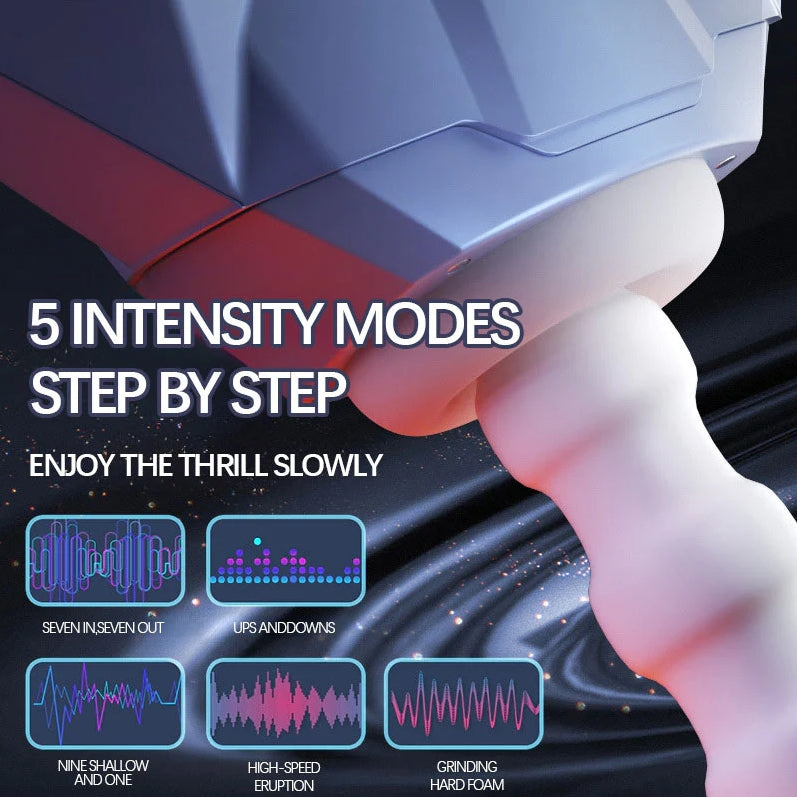 Galaxy Battleship Telescopic & Suction Heated Men's Masturbator