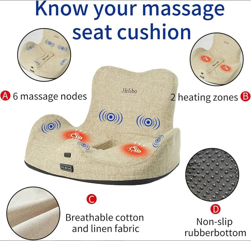 helibo chair massage seat for women – Multifunctional Massage Sex Cushion Seat