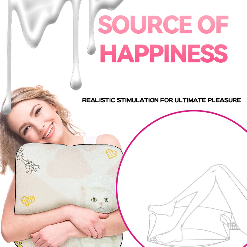 Infinity Pillow With Hidden Dildo Travel Pillow Dildo Toy Remote Contol Sex Machine With 1*Dildo 1 Tongue 1*Remote