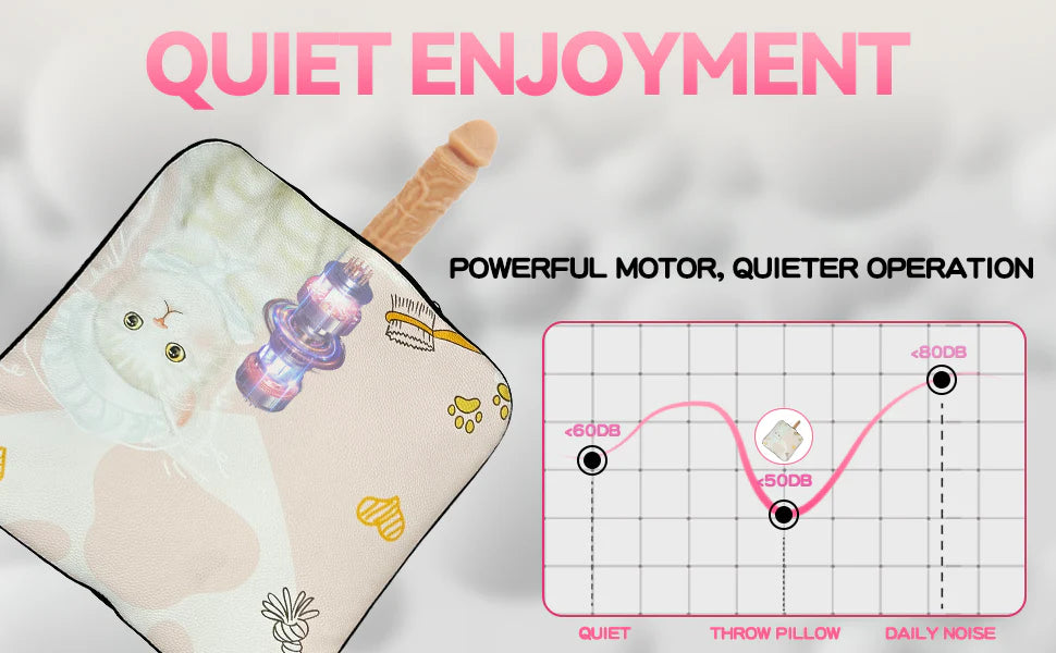 Infinity Pillow With Hidden Dildo Travel Pillow Dildo Toy Remote Contol Sex Machine With 1*Dildo 1 Tongue 1*Remote