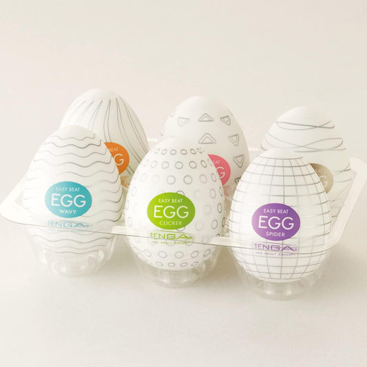 Tenga Eggs Fleshlight Masterbation Stroker For Men, 6 Pack