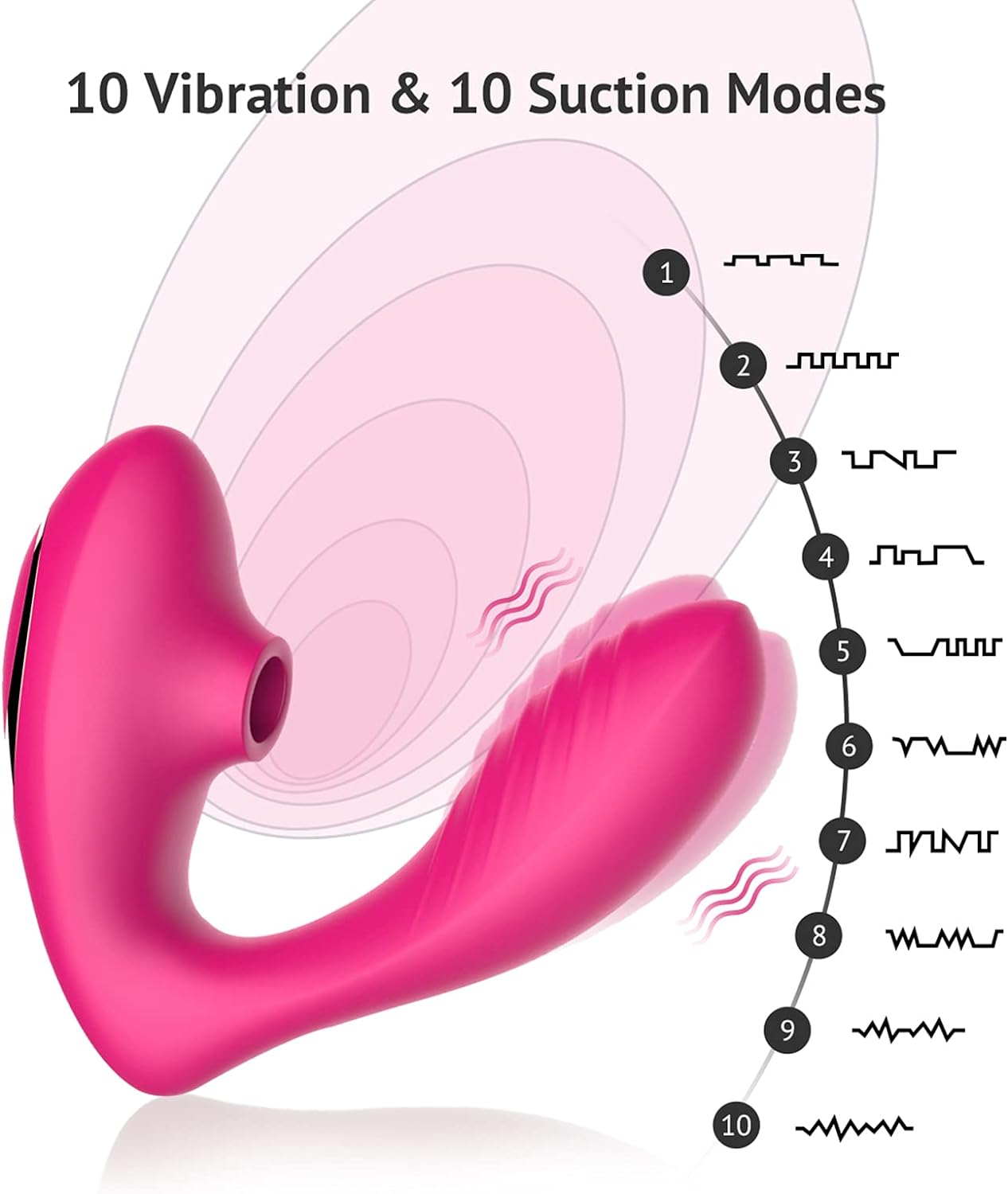 Tracy's Dog OG Pro 2 10 Speeds Cordless Handheld Massager for Women