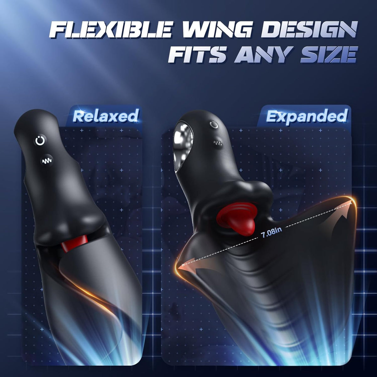Male Sex Toys for Men Tongue Vibrator - EINSEO Male Masturbator AI Smart APP Control Pocket Pussy Stroker with 10 Licking & Vibrating Modes Penis Vibrator, Handheld Blowjob Adult Toys Massage Oils