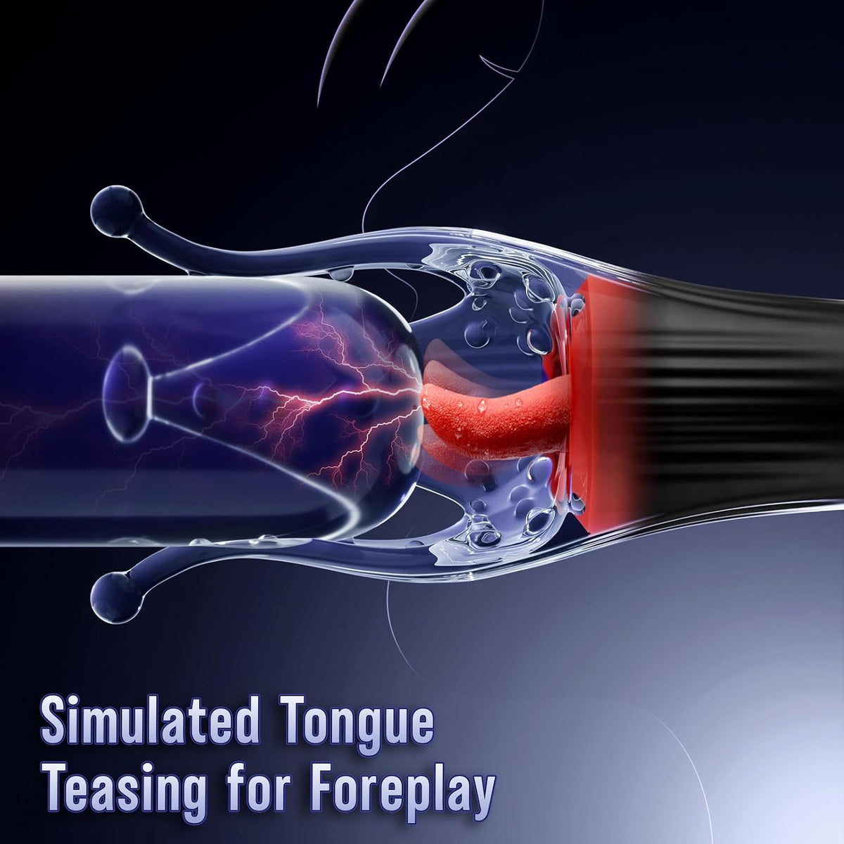 Male Sex Toy Penis Vibrator - EINSEO Male Masturbator Sex Toys for Men Stroker with 10 Licking & Vibrating for Glans Nipple 360° Wrapped Stimulation, Tentacle Vibrator Adult Toy S&M Floggers