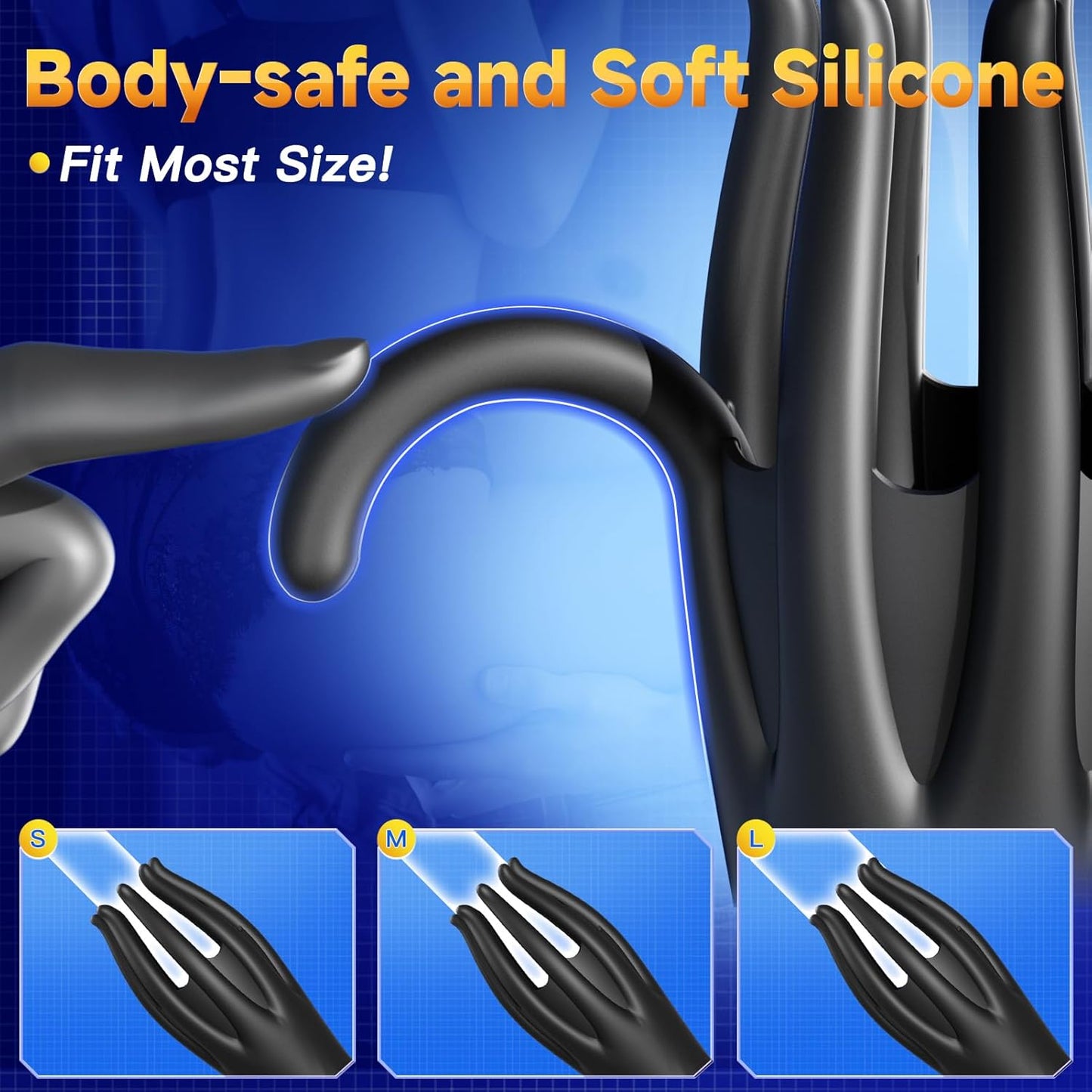 Male Masturbator Male Sex Toys for Men Adult Toys for Men with 10 Powerful Mens Penis Training Vibrator Stroker Sex Toy Masturbators Sex Machine 360° Tentacle Wrap Gay Adult Sex Toys & Games