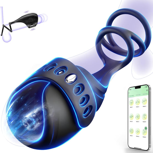 App-Controlled Wearable Male Vibrator Trainer – 9 Modes & Adjustable Fit