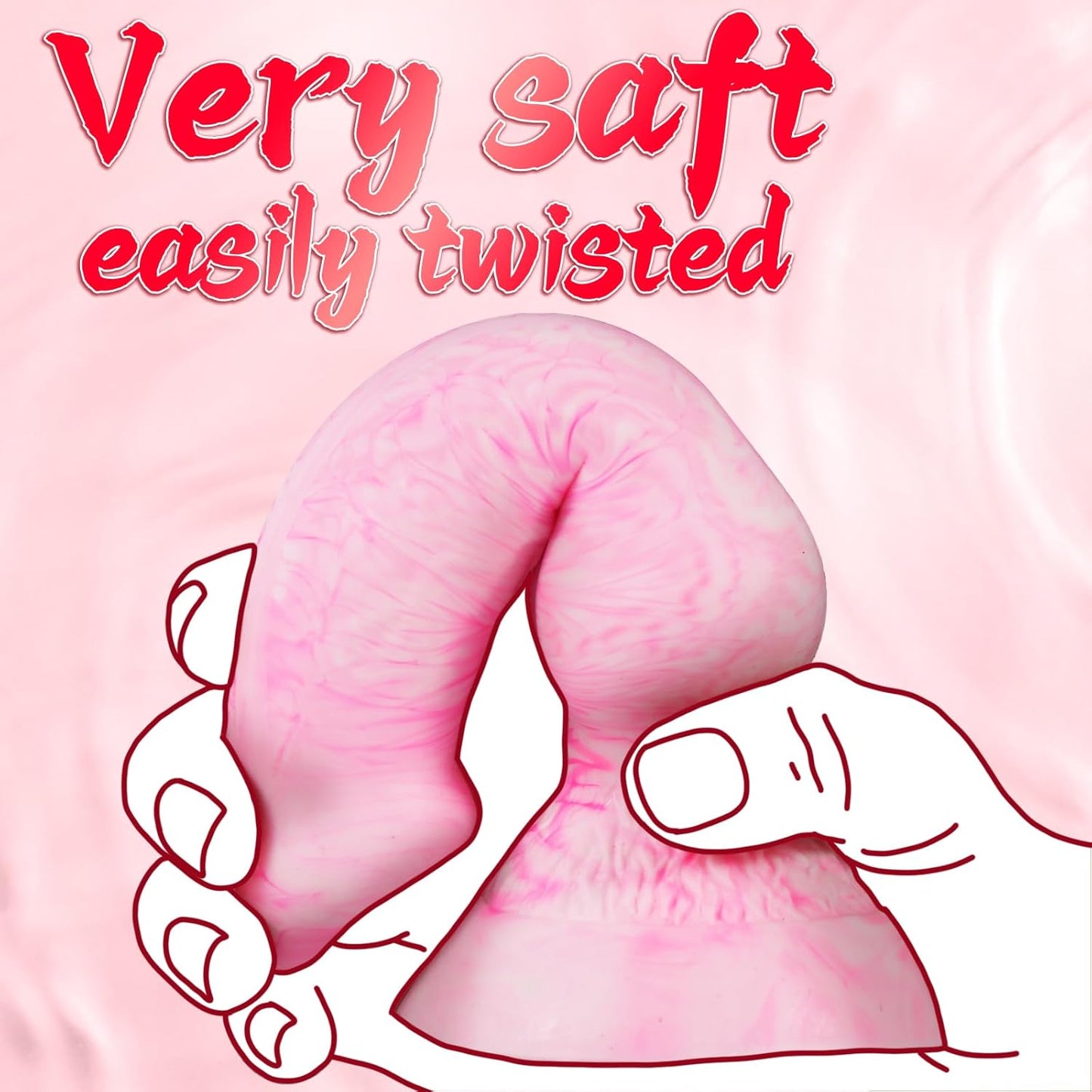 Knot Dog knotted Dildo Fantasy Monster Wolf Dildo with Suction Cup, Animal Giant Penis Anal Butt Training Stretcher Plug for Women Men