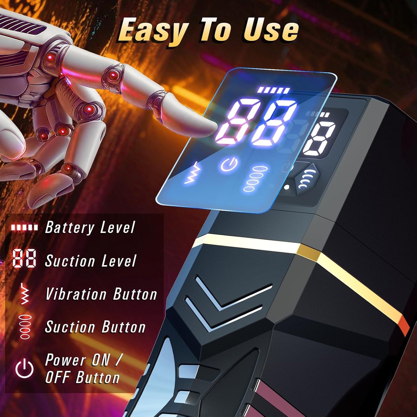 Male Masturbator Sex Toys for Men - Vibrating Pocket Pussy with 5 Sucking Blowjob Modes, 9 Vibration Modes Penis Pump Adult Sex Toy, 3D Realistic Texture Vaginal, Soft Sleeve Couple Sex Toys & Game