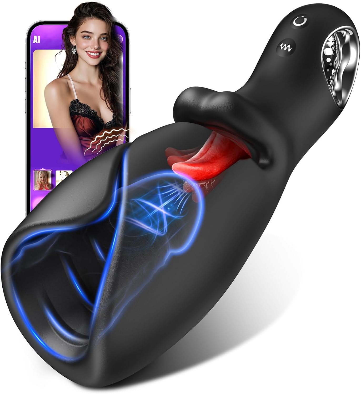 Male Sex Toys for Men Tongue Vibrator - EINSEO Male Masturbator AI Sm Gawk3000 Male Sex Toys for Men Tongue Vibrator - EINSEO Male Masturbator AI Sm Gawk3000