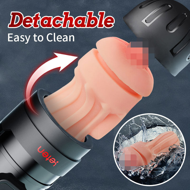 Leten - Flash 10 Vibrating Masturbator and Pussy Pockets 2 in 1 APP Control