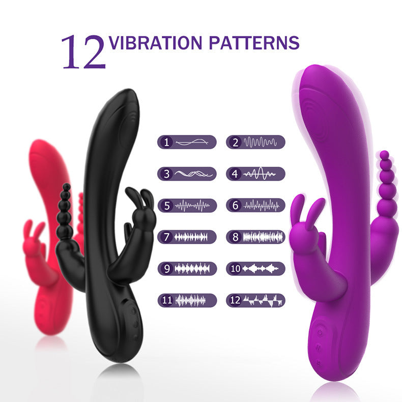 Love Bunny Vibrating G Bunny Rechargeable Silicone Rabbit Style Vibrator