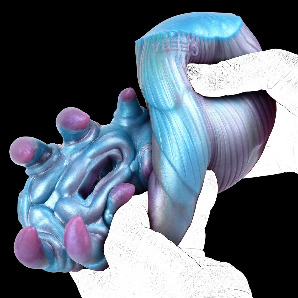 Alien Pocket Pussy Realistic Pocket Puzzy Silicone Vagina Artificial Mater Bater Materbater For Sale