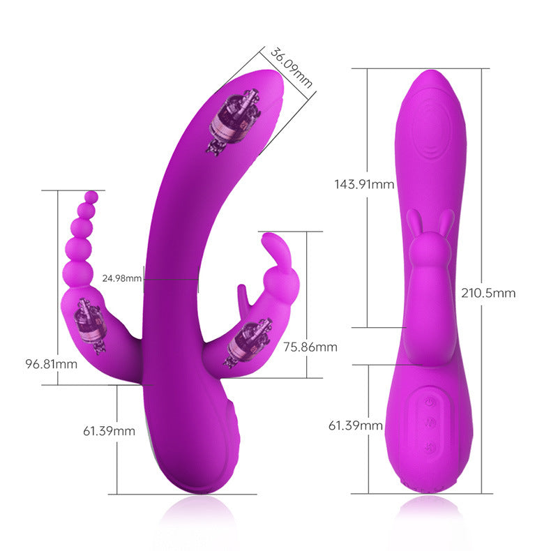 Love Bunny Vibrating G Bunny Rechargeable Silicone Rabbit Style Vibrator