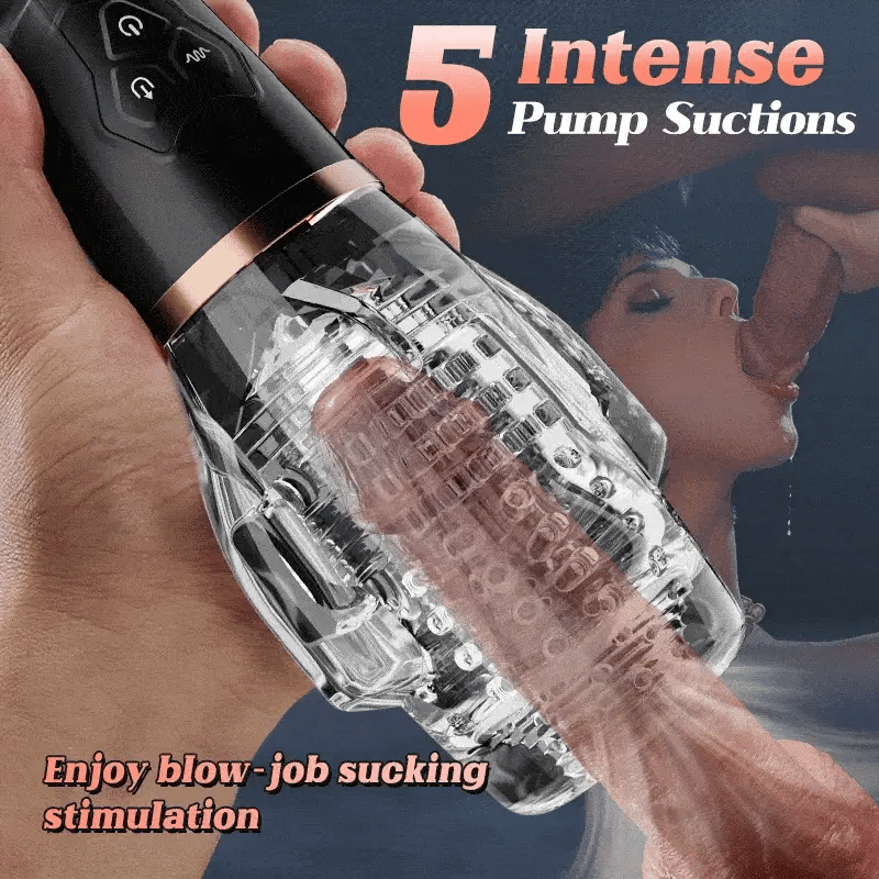 Gawk Gawk 5000 - The Male Rose 2 Masturbation Cup 5 Sucking & 10 Vibrating Mode