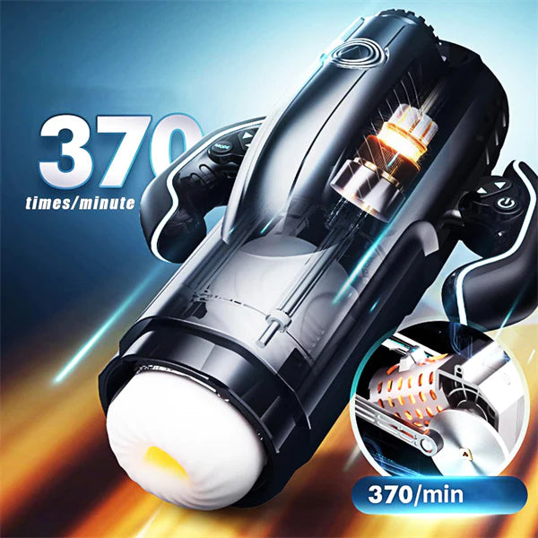 Leten BERMUDA STORM Hand-held Telescopic Sucking Pronunciation Male Masturbator