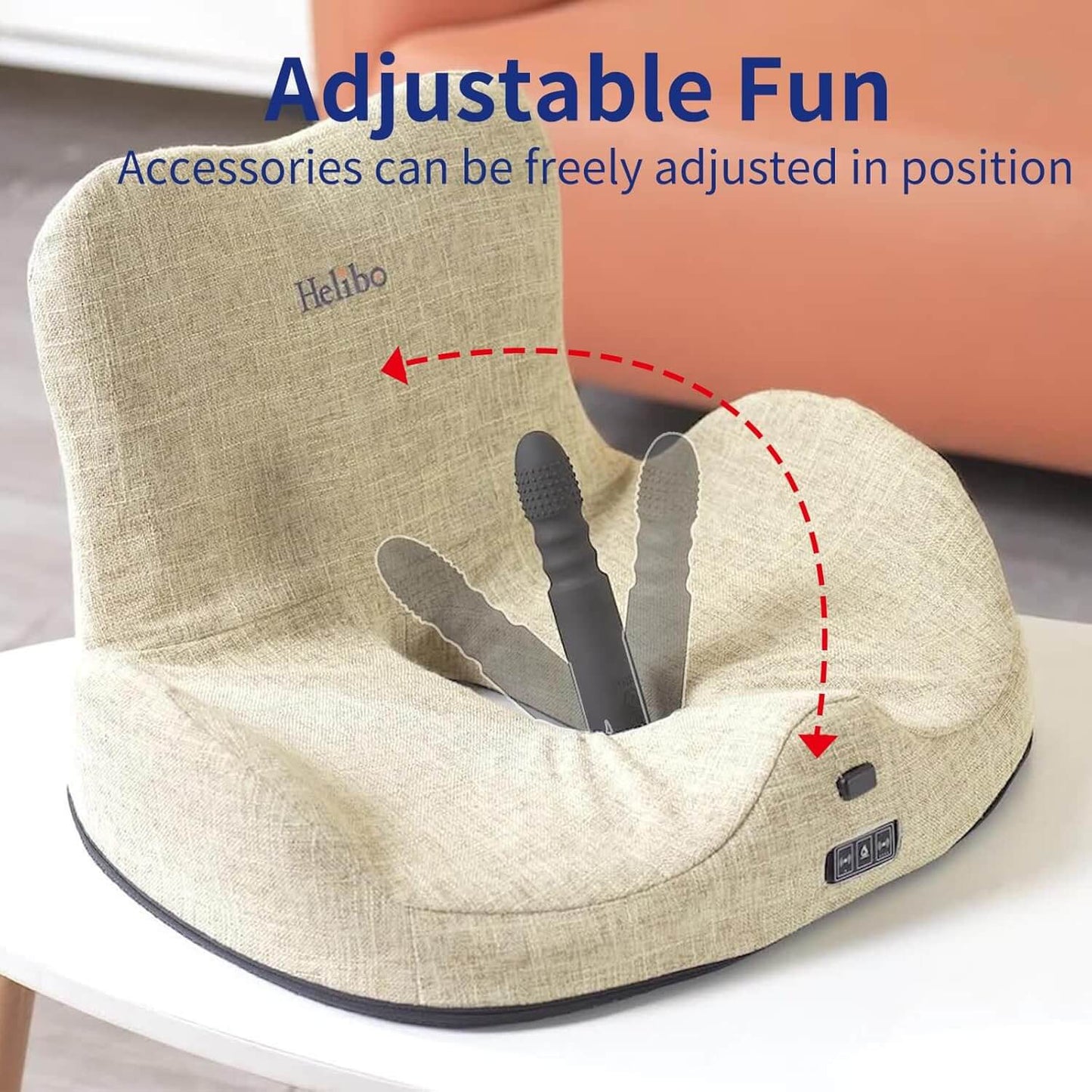 helibo chair massage seat for women – Multifunctional Massage Sex Cushion Seat