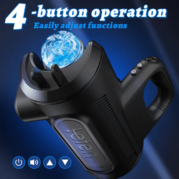 CAPPED- Leten 10 Thrusting High-speed Motor Masturbator Cup With Phone Holder Lurevibe Sex Toys Maestro sex machine