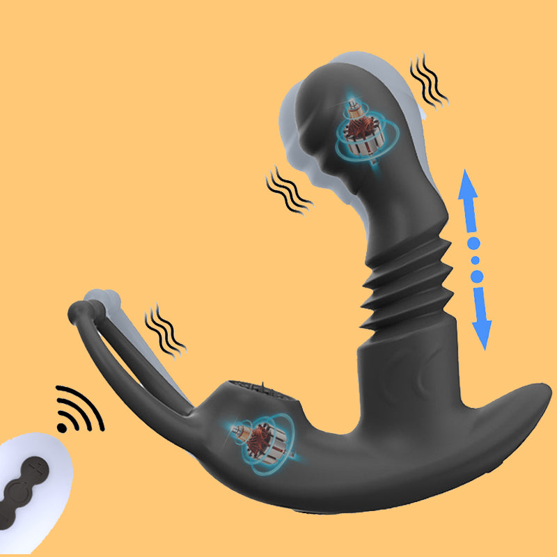 Wireless Electric Remote Controlled Ultimate Rotating Prostate Massager