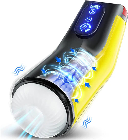 BlADEBRIDGE - Pleasure Pocket Pussy Male Sex Machine Suction Cup Cock Massager