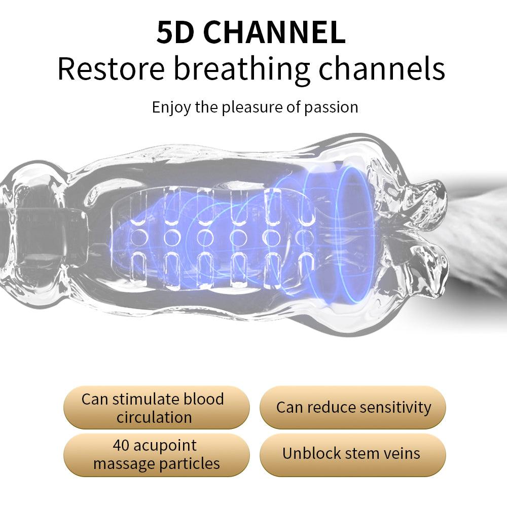 Cosmic Black Hole Sucking Clip Suction Transparent Remote Control Blowjob Male Masturbator Cup - Gawk 3000