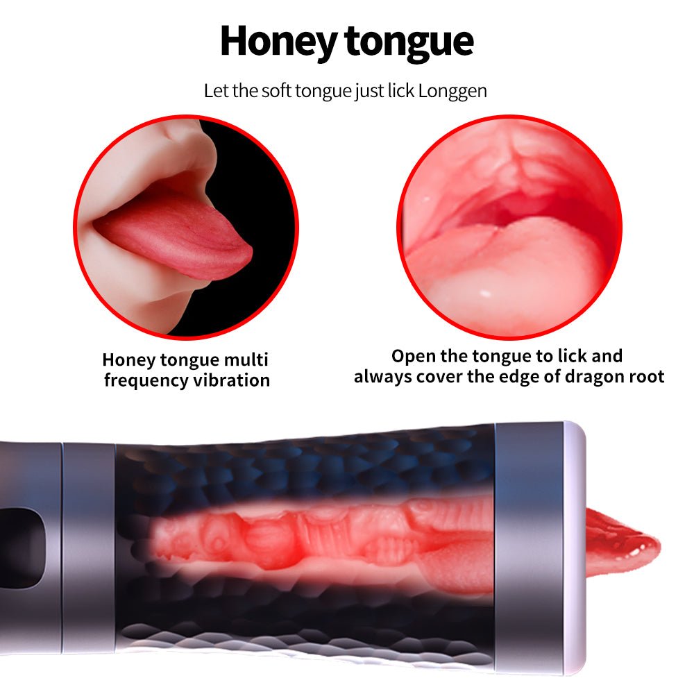 Trap Tongue-Sucking, Pinching, Tongue Licking Multifunctional BLOWJOB Toy - Gawk 3000