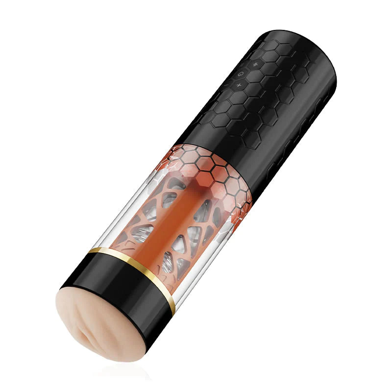 HOMCOMB - 10 Thrusting Spinning Suction Technical Sense Male Masturbation Cup