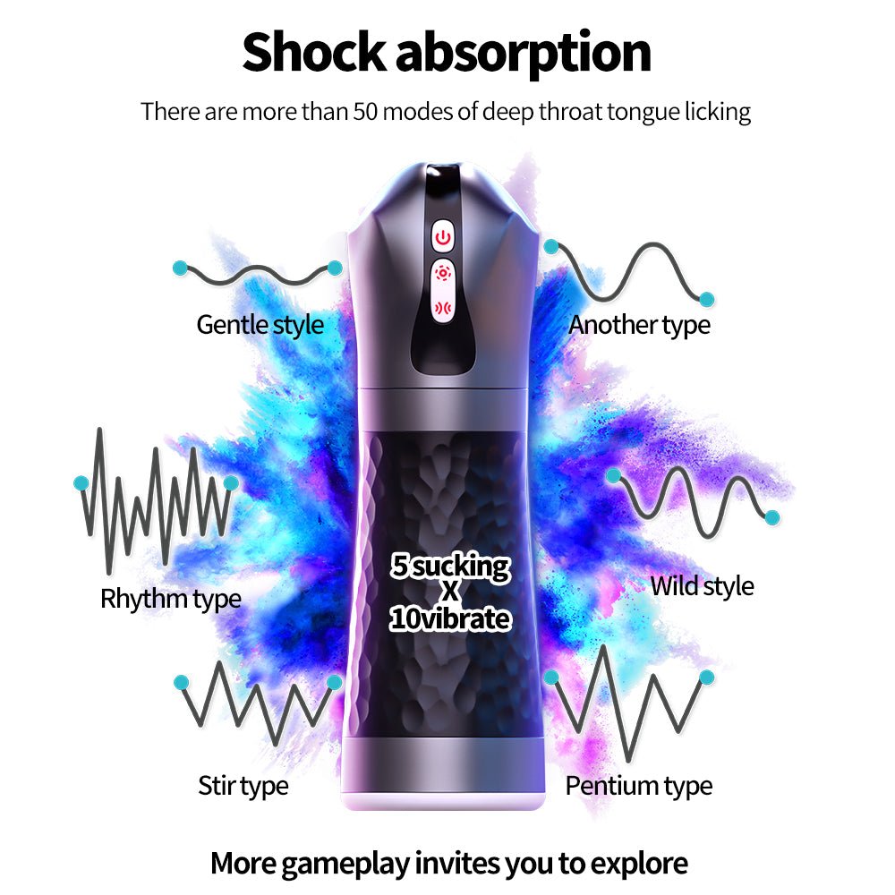 Trap Tongue-Sucking, Pinching, Tongue Licking Multifunctional BLOWJOB Toy - Gawk 3000