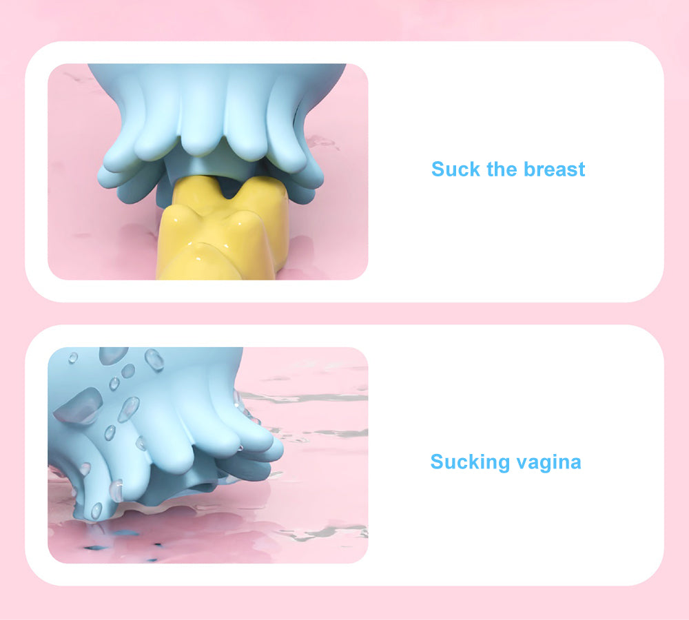 Octopus Shaped Sex Toy Vibrator Massager For Female Women