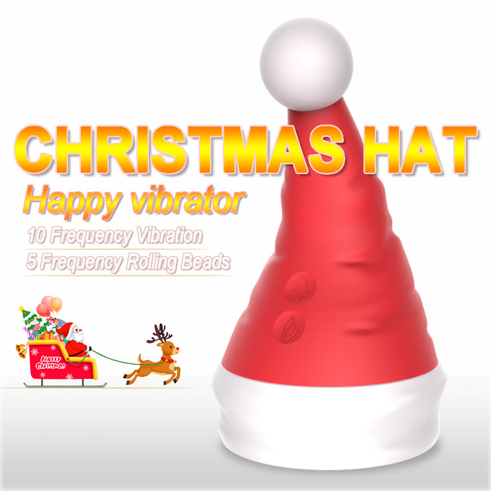 LRRH-Santa Hat Vibrator Gspot Vibrator, Clit Stimulation