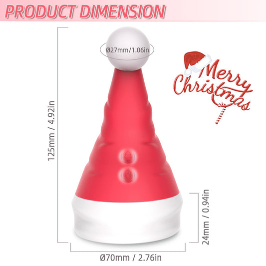 LRRH-Santa Hat Vibrator Gspot Vibrator, Clit Stimulation
