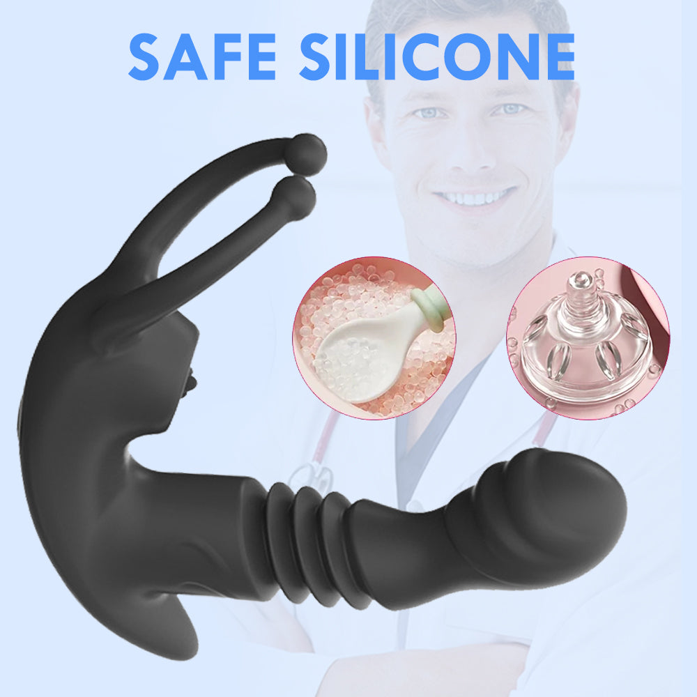 Wireless Electric Remote Controlled Ultimate Rotating Prostate Massager