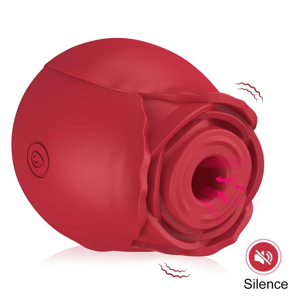 Rose Shape Vagina Sucking Vibrator Intimate Good Nipple Sucker Oral Licking Clitoris Stimulation Powerful Sex Toys for Women - Gawk 3000