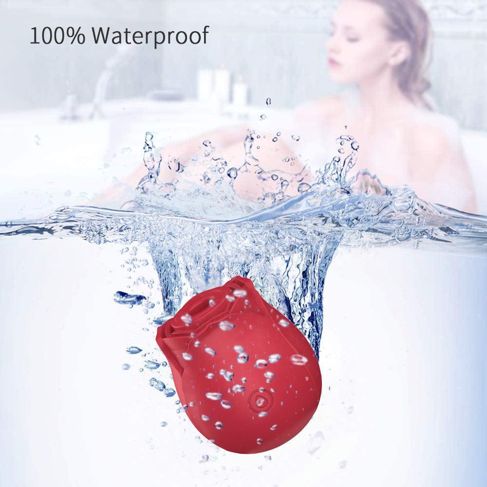 Rose Shape Vagina Sucking Vibrator Intimate Good Nipple Sucker Oral Licking Clitoris Stimulation Powerful Sex Toys for Women - Gawk 3000