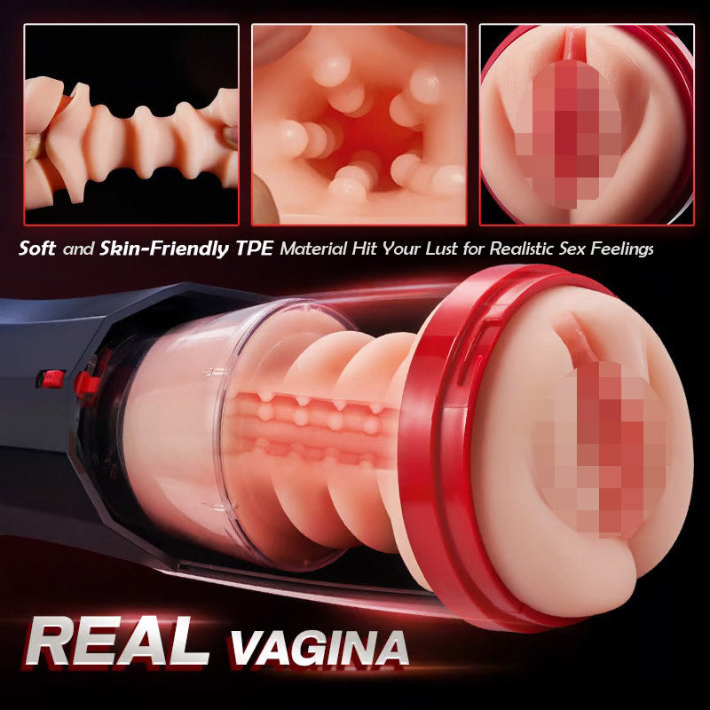 BEAUTY - Automatic 5 Thrusting 10 Vibrating Vocable Masturbation Cup