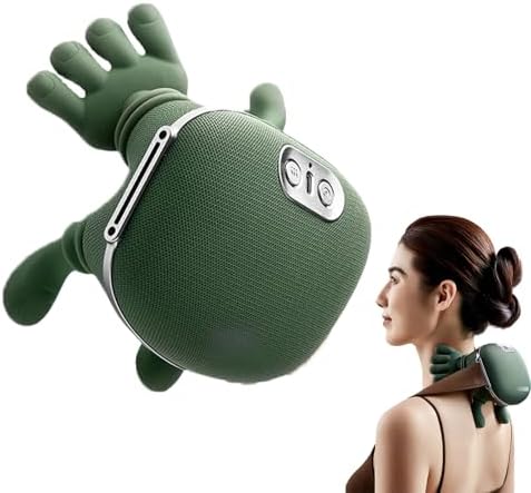 Siaasoo Massage Master for Shoulder, Neck, Lower Abdominal, Shiatsu Back and Neck Massager for Pain Relief Deep Tissue, Electric Kneading Massage Pillow, Electric Cordless Gifts to Men Women (#A)