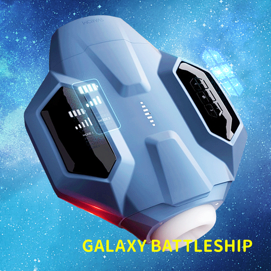 Galaxy Battleship Telescopic & Suction Heated Men's Masturbator