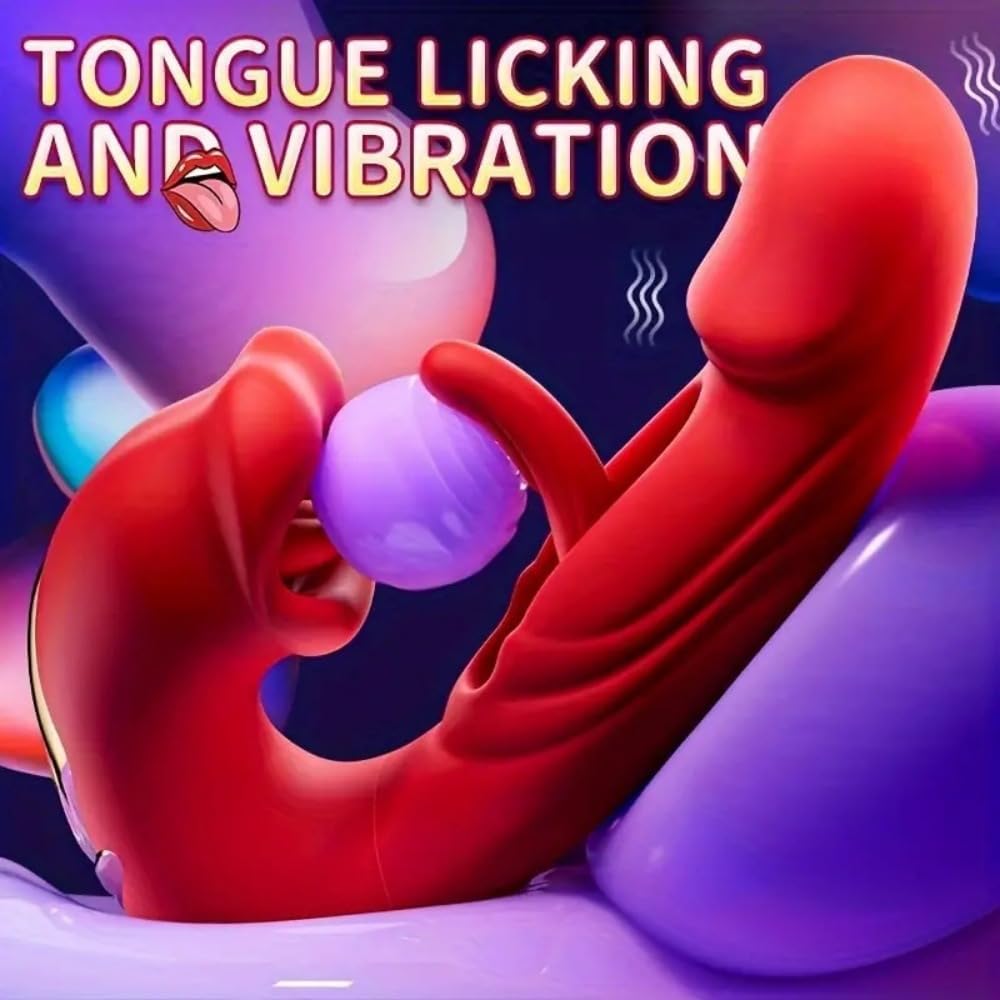 Xdragon Oronova Flapping Kissing Mouth Toy Flapers Sex Toy Twin Rose Thrusting G Spot Vibrator Massage Flapping Clit Vibrator - Kissing Mouth & Vibration