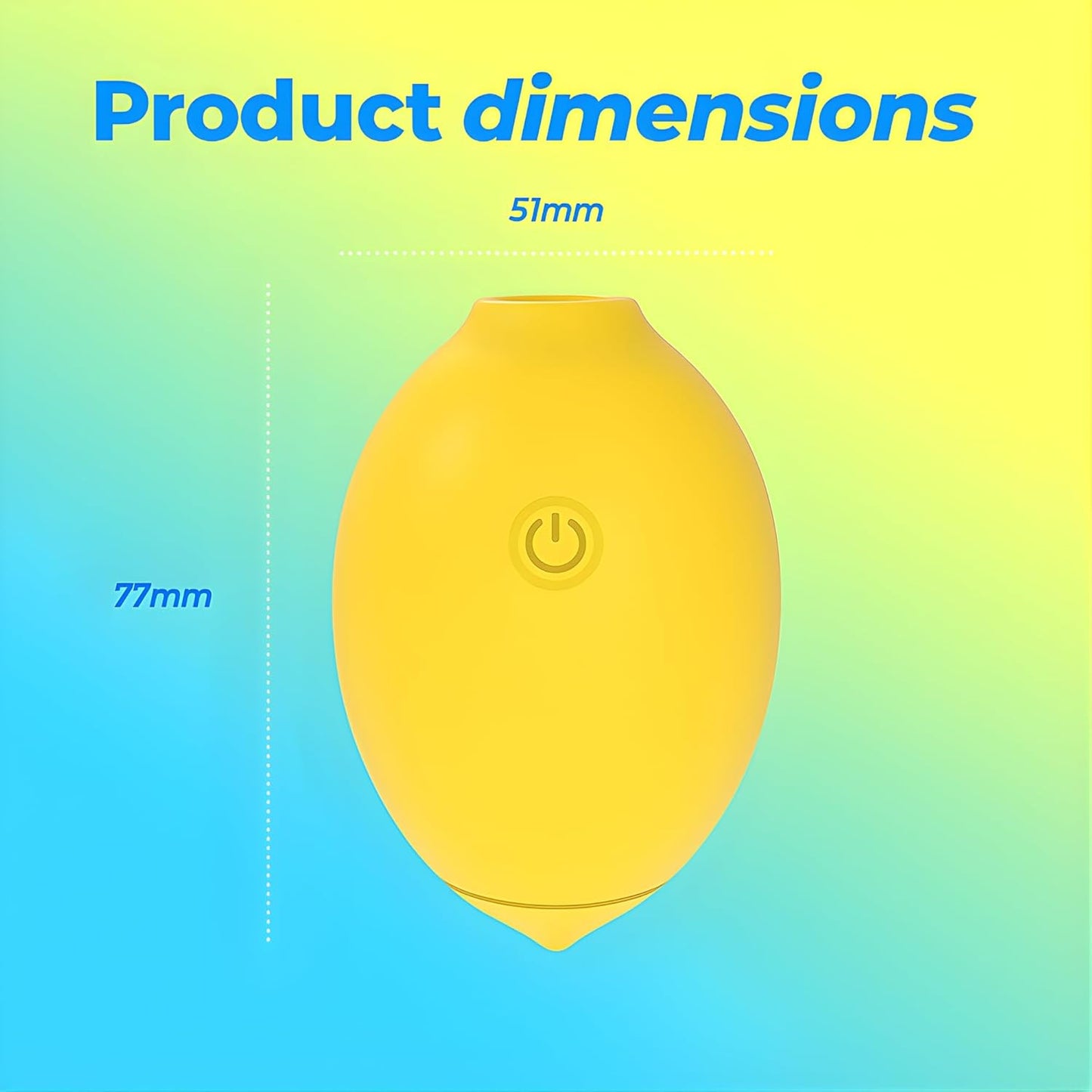 Nancy Lem Lemon Vibrator, Vbrating Massage Tools for Date Night, 3 in 1 Sex Toy, Clit Licker, Rechargeable Waterproof Silicone Personal Massager, Magic Wand Sex Toy, Expensive Gifts for Women