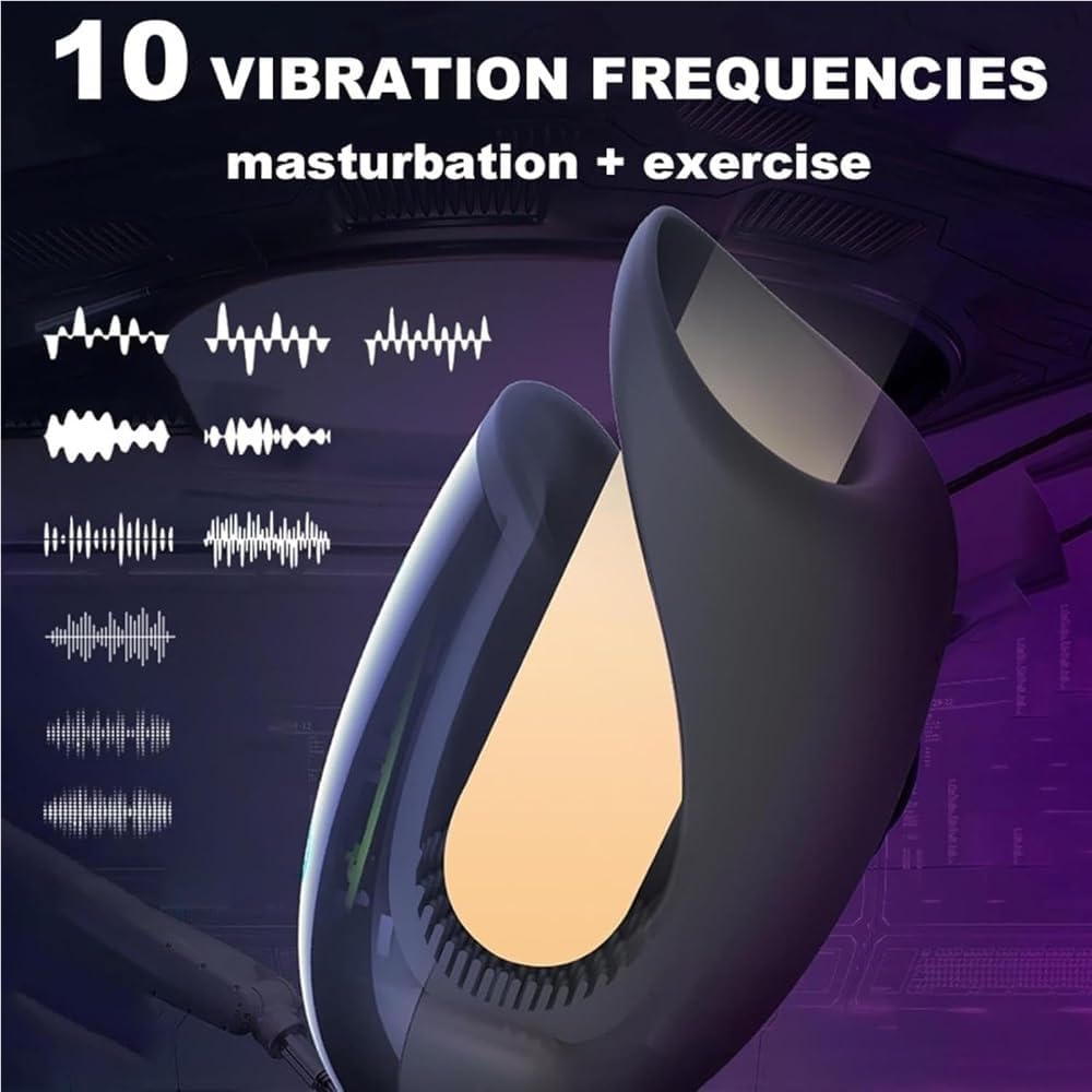 Male Masturbator with 10 Vibration Trainer