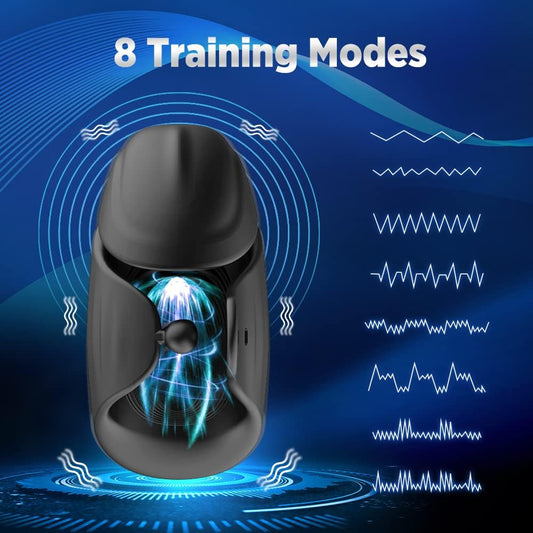 Adjustable 3-in-1 Hands-Free Male Vibrator Trainer