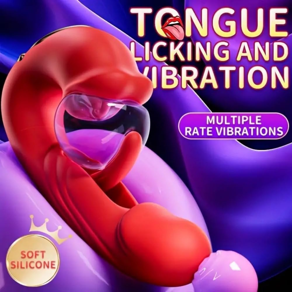 Xdragon Oronova Flapping Kissing Mouth Toy Flapers Sex Toy Twin Rose Thrusting G Spot Vibrator Massage Flapping Clit Vibrator - Kissing Mouth & Vibration