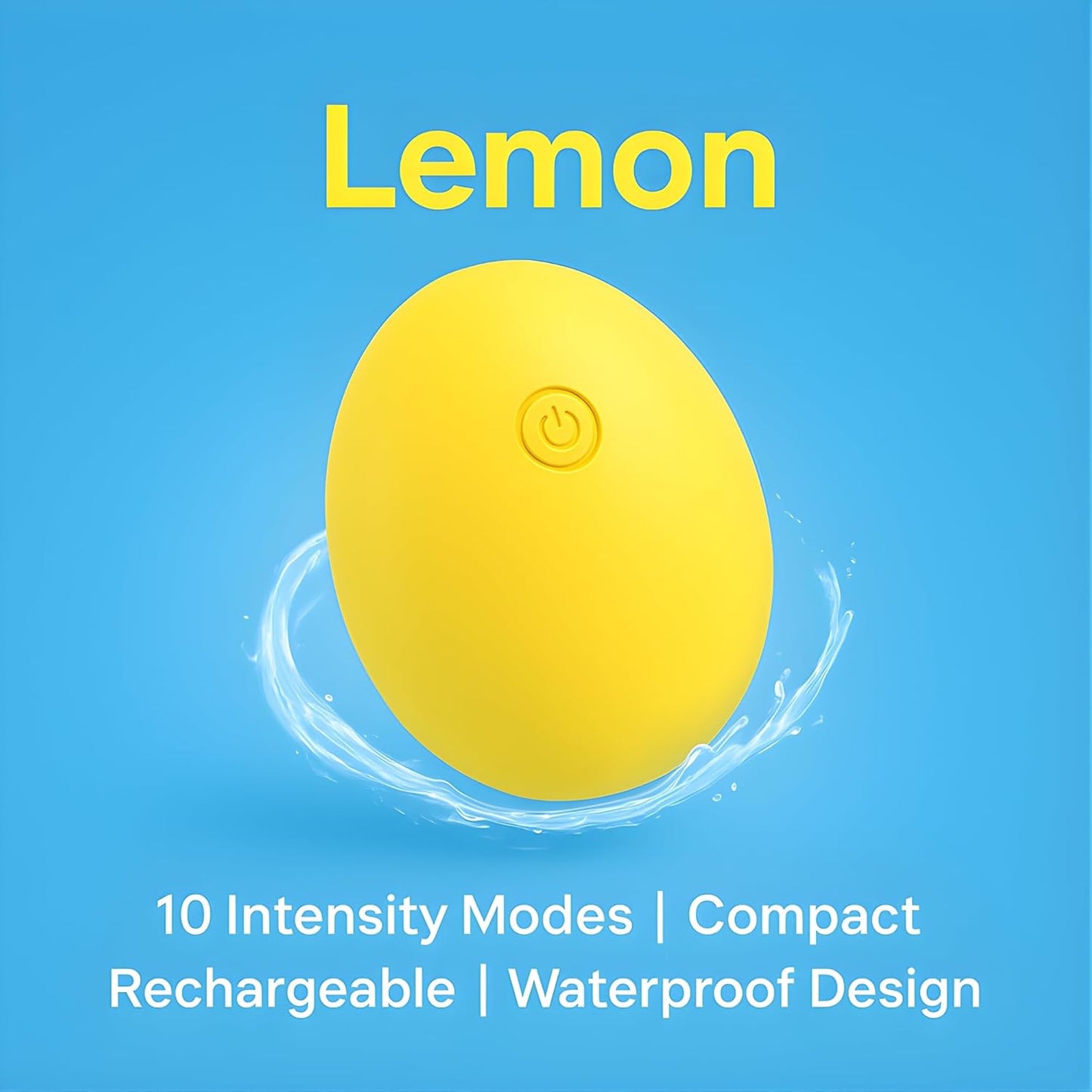 Nancy Lem Lemon Vibrator, Vbrating Massage Tools for Date Night, 3 in 1 Sex Toy, Clit Licker, Rechargeable Waterproof Silicone Personal Massager, Magic Wand Sex Toy, Expensive Gifts for Women
