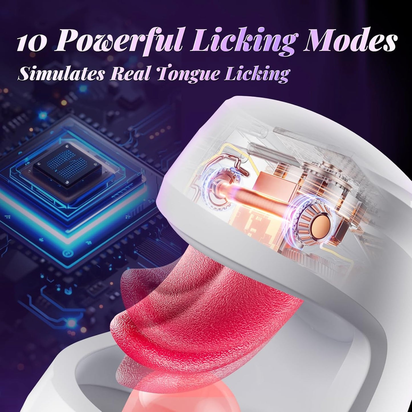 Sex Toys for Men Male Masturbator - Sex Toy with 10 Thrusting & 10 Real Sex Toys Tongue Licking Modes Blowjob Sex Machine Stroker for Training Stimulation Increase Endurance Male Sex Toy