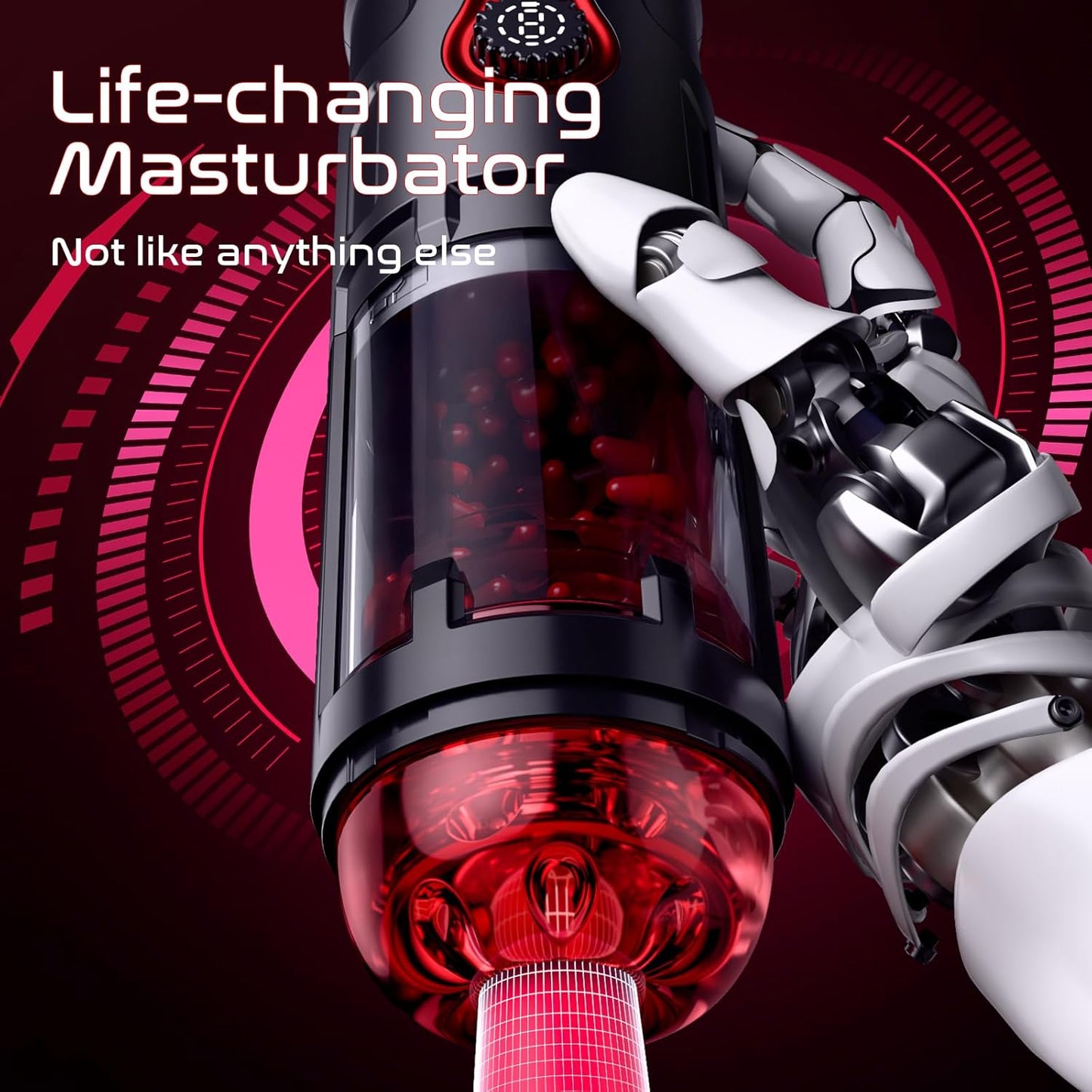 Pocket Pussy Automatic Male masturbator Penis Pump -Sex Toy formen VIIGOO Male Sex Toys with 5 thrustings & 9 rotations Masturbation Cup Adult Toy Stroker,Blowjob Sex Machine for Men's Toy