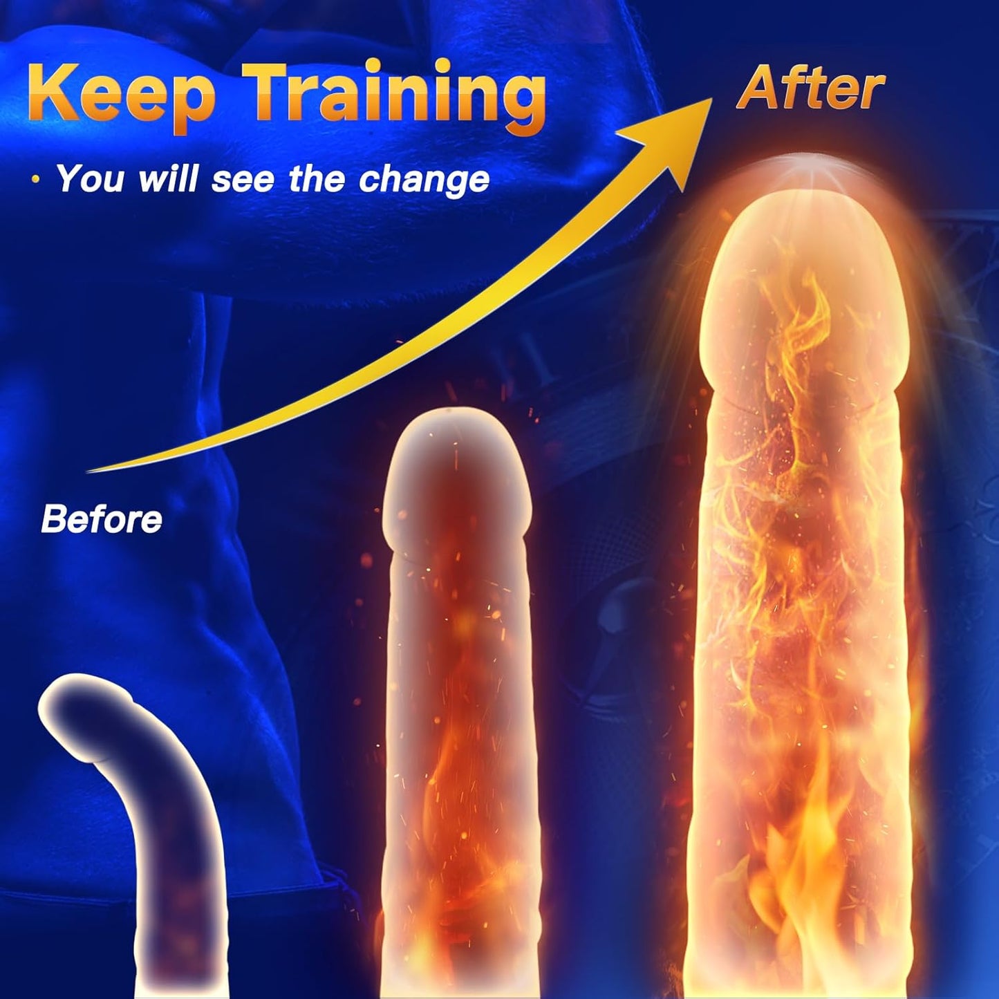 Male Masturbator Male Sex Toys for Men Adult Toys for Men with 10 Powerful Mens Penis Training Vibrator Stroker Sex Toy Masturbators Sex Machine 360° Tentacle Wrap Gay Adult Sex Toys & Games